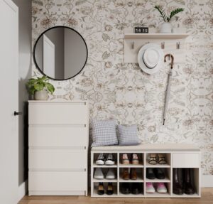 Szafka Na Obuwie Buty Otwarta TALLIN KASZMIR BEŻ Do Przedpokoju - obrazek 4