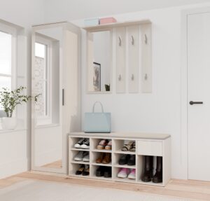 Szafka Na Obuwie Buty Otwarta TALLIN KASZMIR BEŻ Do Przedpokoju - obrazek 5