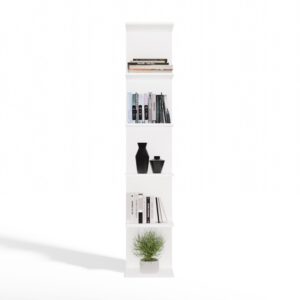 REGAŁ 6P BIAŁY Wysoki 180 Cm 6 Półek Na Książki Segregatory Do Biura Salonu - obrazek 6