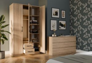 Szafa Romana 120 z Lustrem DĄB SONOMA - obrazek 3