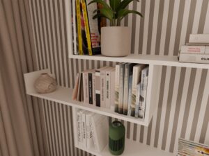 Półki Wiszące KOBI Do Salonu Do Pokoju BIAŁY - obrazek 7