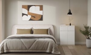 Komoda Malwa 2DD2S Szafka 2 Drzwi 2 Szuflady Do Salonu BIAŁY - obrazek 3