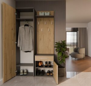 Garderoba DUO ANTRACYT ARTISAN - obrazek 5