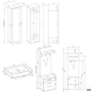 Garderoba DUO BIAŁY - obrazek 6
