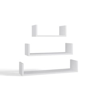 Regał Ścienny Wiszący MOBI 3P BIAŁY - obrazek 6